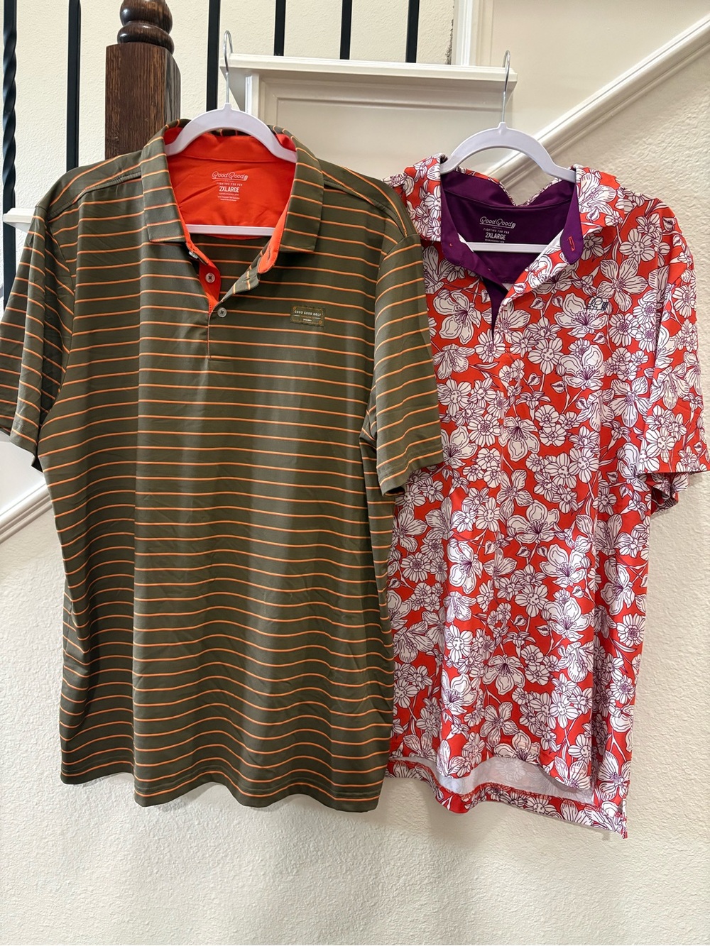 2 Good Good Golf Polos